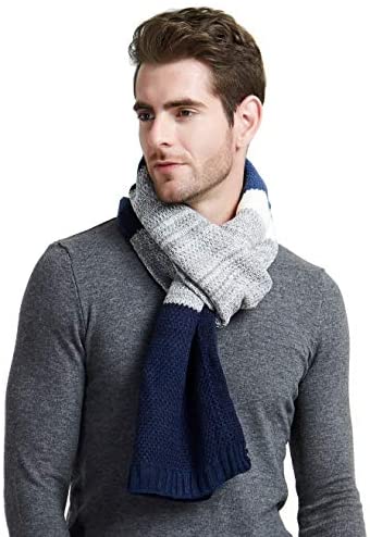 Écharpe à rayures pour homme
