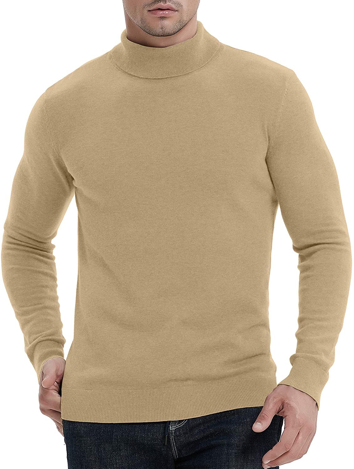 Col roulé slim pour homme Luxedore