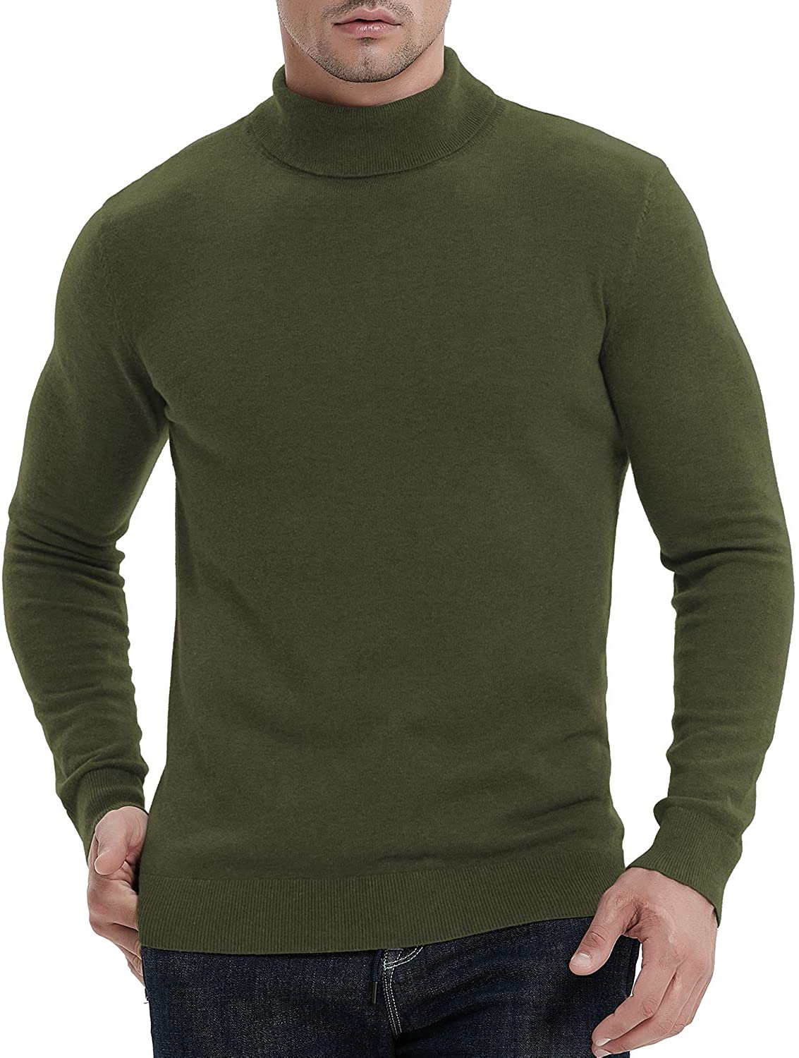 Col roulé slim pour homme Luxedore