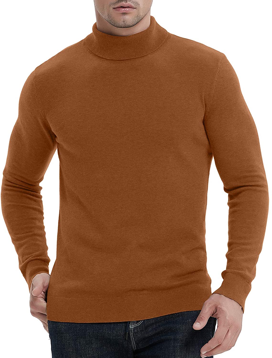Col roulé slim pour homme Luxedore