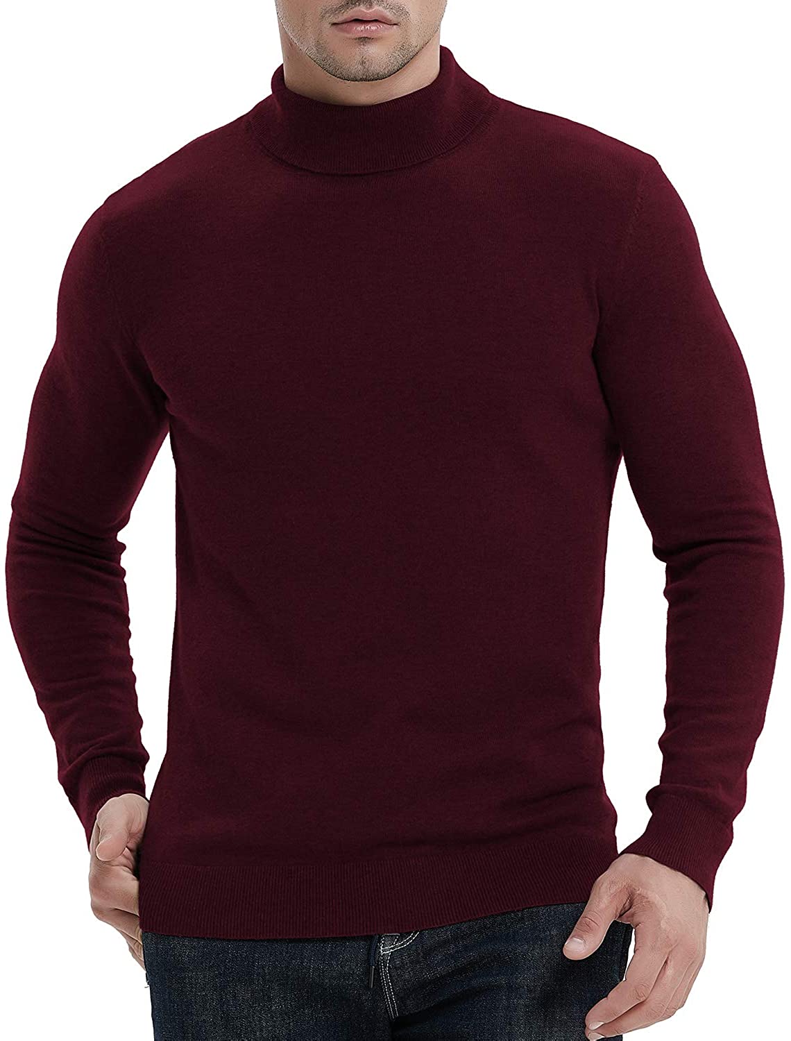 Col roulé slim pour homme Luxedore