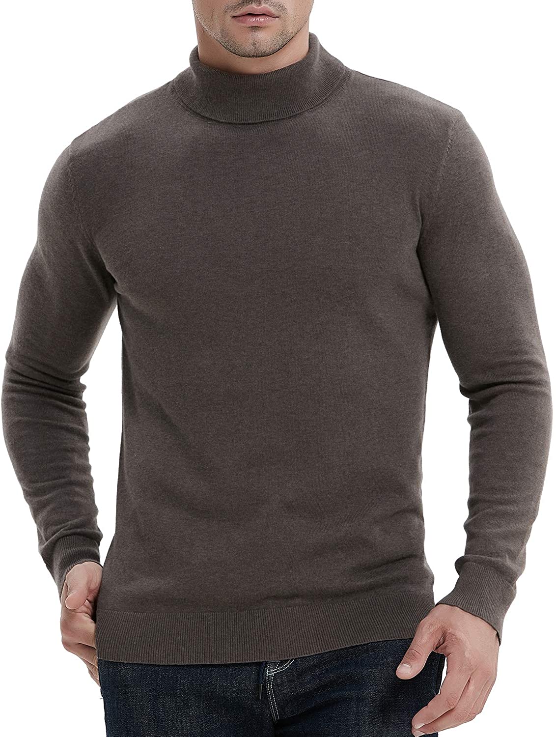 Col roulé slim pour homme Luxedore