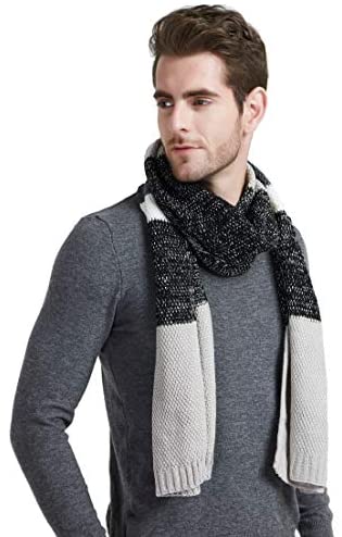 Men's Block Striped Scarf