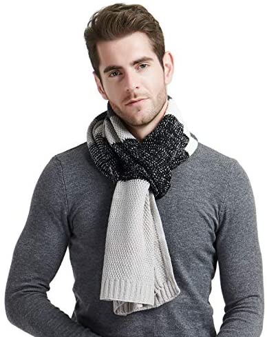 Men's Block Striped Scarf