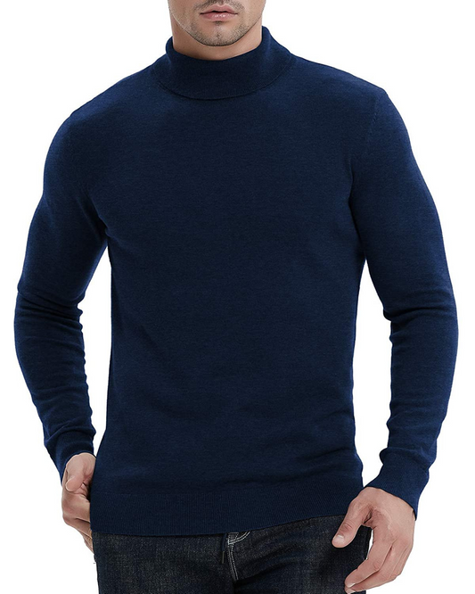 Col roulé slim pour homme Luxedore