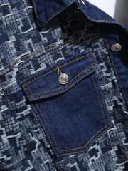 Reconstructed Patch Denim Jacket