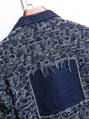 Reconstructed Patch Denim Jacket